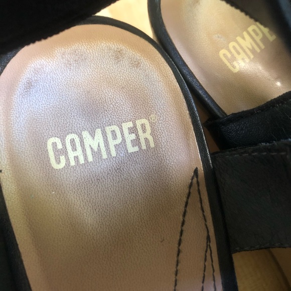 Camper wood wedge sandals - Picture 5 of 7